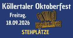 Fr. 18.09.2026 mit "Krachleder" - Stehplätze
